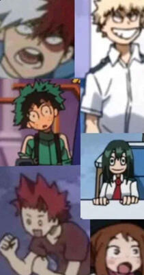 ochaco is reacting to mina look!!